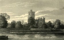 'Fulham Church, from the Thames', (c1878). Creator: Unknown.