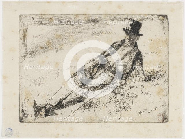 Greenwich Pensioner, 1859. Creator: James Abbott McNeill Whistler.