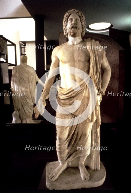 Zeus, the Greek god.