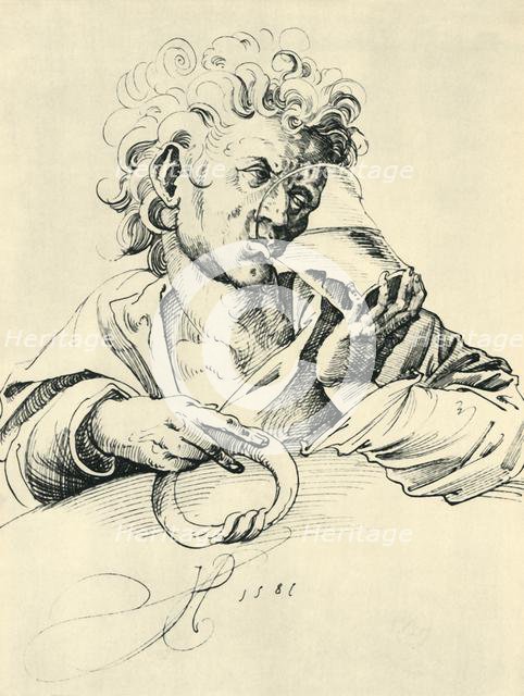 Drinker, 1581, (1943). Creator: Jost Amman.