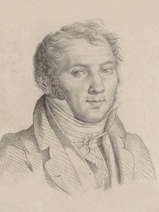 Portrait of the violinist and composer Louis-Luc Loiseau de Persuis (1769-1819) , 1811. Creator: Guérin, Pierre Narcisse, Baron (1774-1833).