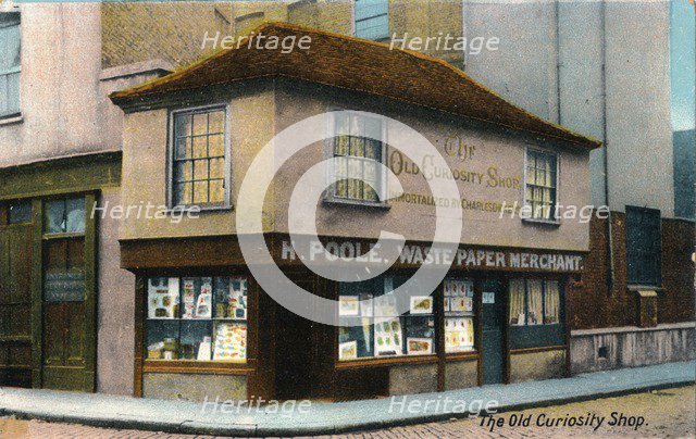 'The Old Curiosity Shop', c1910.  Artist: Unknown.