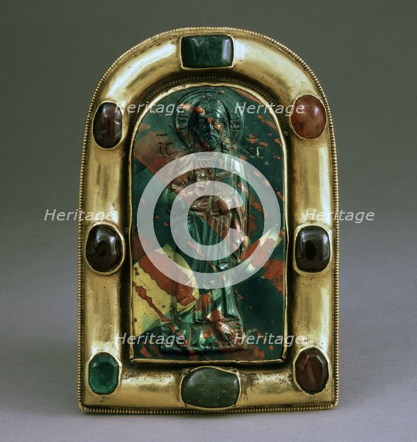 Cameo with blessing Christ, Byzantine, 11th century. Artist: Byzantine Master