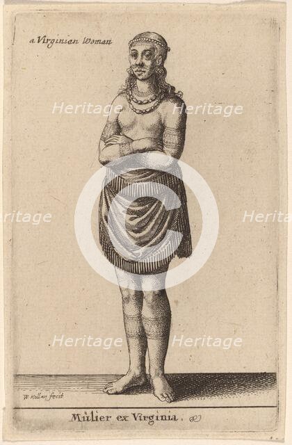 Mulier ex Virginia. Creator: Wenceslaus Hollar.