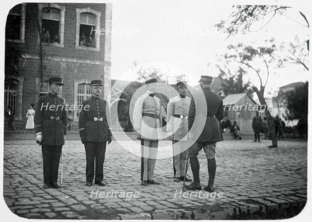 Officers of the French Foreign Legion, Syria, 20th century. Artist: Unknown
