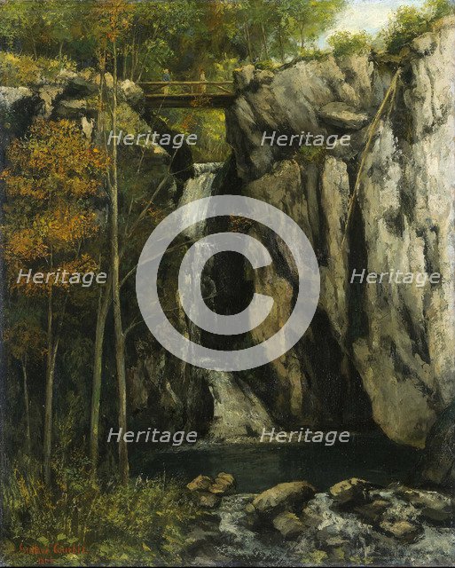 Le Gour de Conche, 1864.