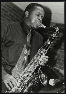 American saxophonist Rickey Woodard playing at The Fairway, Welwyn Garden City, Hertfordshire, 1999. Artist: Denis Williams