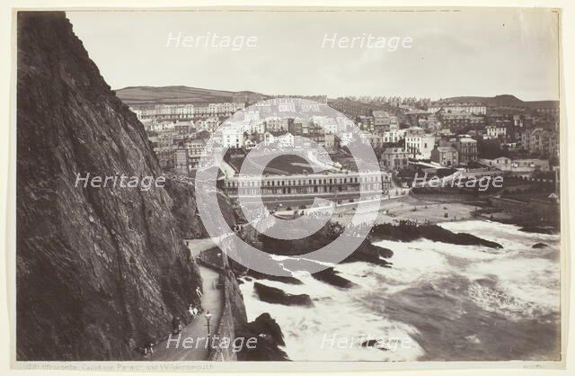 Ilfracombe, Capstone Parade and Wildersmouth, 1860/94. Creator: Francis Bedford.