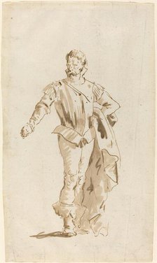 Standing Man in Sixteenth-Century Costume. Creator: Giovanni Battista Tiepolo.