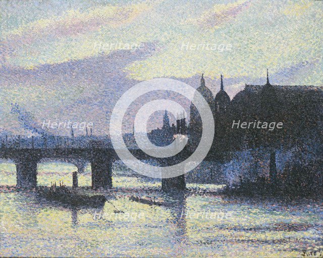 View of London (Cannon Street), 1893.