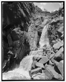 Rainbow Falls in Ute Pass, Manitou, Col., c1901. Creator: William H. Jackson.