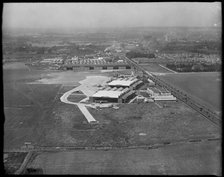 View north over Croydon Airport, Croydon, London, c1930s. Creator: Arthur William Hobart.