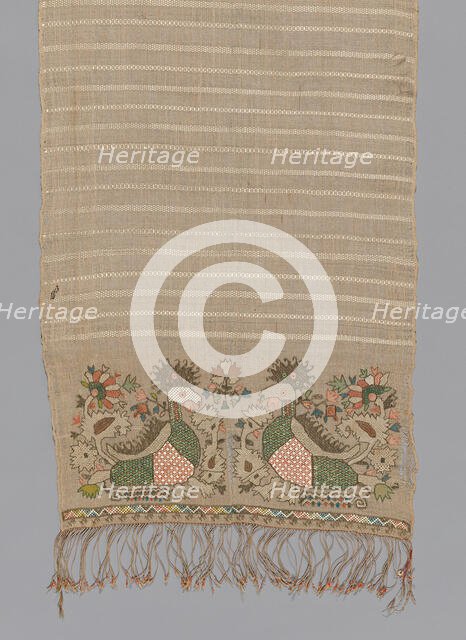 Towel, Greece, 18th century. Creator: Unknown.