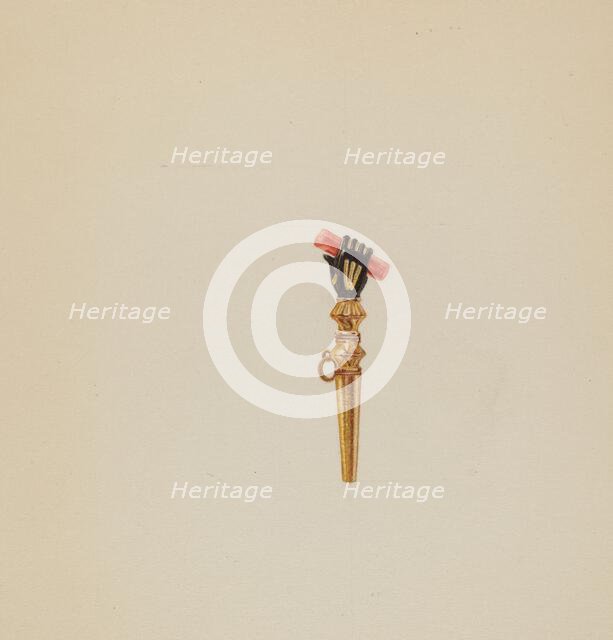 Watch Key, c. 1938. Creator: Robert Clark.