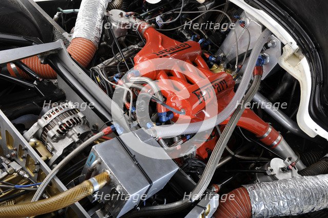 Lancia Martini Le Mans car chasis no 0007 1983. Artist: Simon Clay.