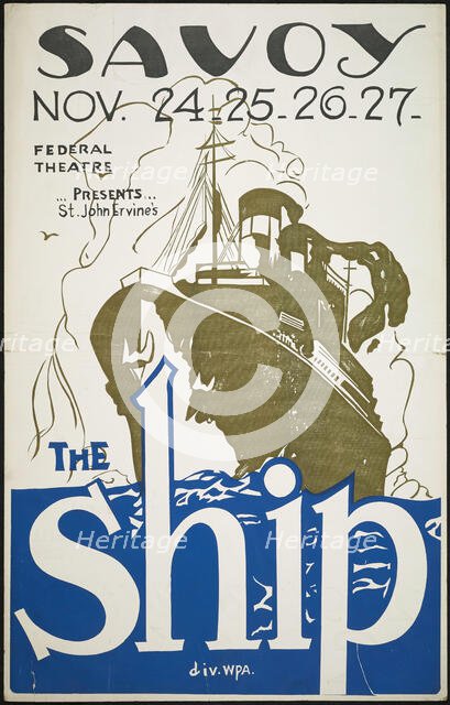 The Ship, San Diego, 1937. Creator: Unknown.