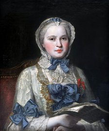 Portrait of Princess Maria Josepha of Saxony (1731–1767). Artist: La Tour, Maurice Quentin de (1704-1788)