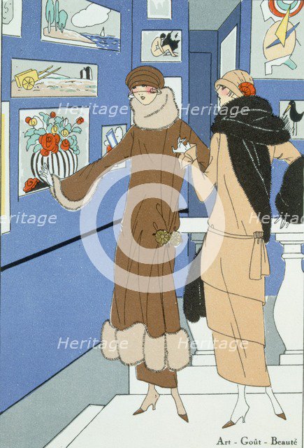 Day Dresses from Art, Gout, Beate, pub. 1923 (pochoir print)