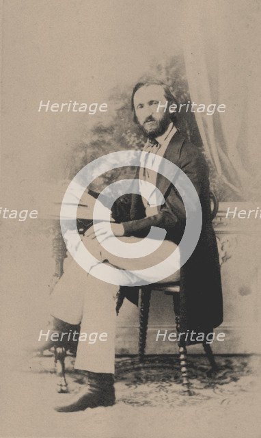 Portrait of the composer August Conradi (1821-1873).