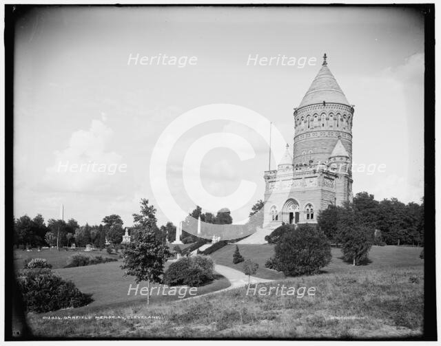 Garfield Memorial, Lake View Cemetery, Cleveland, between 1900 and 1906. Creator: Unknown.