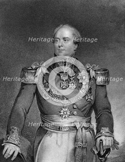 Major-General Sir Archibald Campbell, British soldier, c1830 (c1857). Artist: Unknown