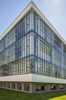 The Bauhaus building, Dessau, Germany, 2018. Artist: Alan John Ainsworth.