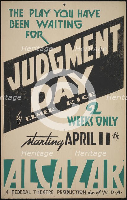 Judgment Day, San Francisco, 1938. Creator: Unknown.