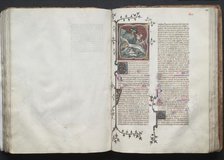 The Gotha Missal: Fol. 102v, Text, c. 1375. Creator: Master of the Boqueteaux (French); Workshop, and.