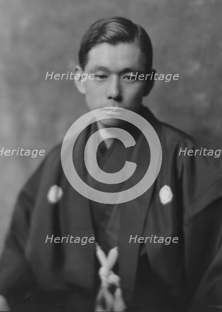Naruse, M.S., Mr., portrait photograph, 1916 or 1917. Creator: Arnold Genthe.