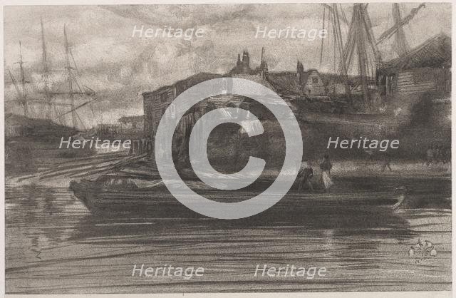 Limehouse, 1878. Creator: James McNeill Whistler (American, 1834-1903).