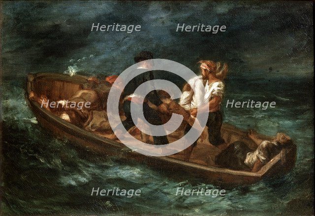 'After a Shipwreck', 1847.  Artist: Eugène Delacroix