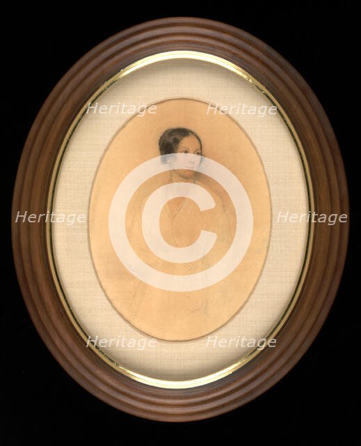 Mrs. Francis Schroeder (Caroline Seaton), ca. 1849. Creator: Richard Morrell Staigg.