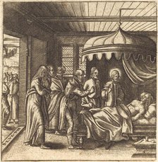 Christ Raises the Daughter of Jairus, probably c. 1576/1580. Creator: Leonard Gaultier.