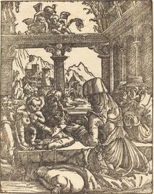 The Adoration of the Shepherds, in or after 1520. Creator: Albrecht Altdorfer.