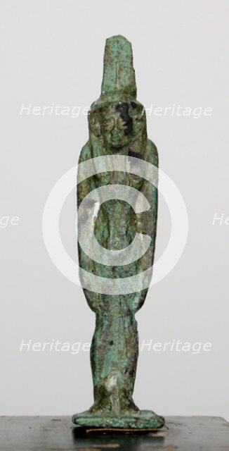 Statuette of the Goddess Nephthys, Egypt, Third Intermediate Period-Late Period, Dynasty 21-31... Creator: Unknown.