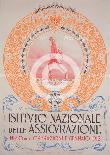 Istituto Nazionale delle Assicurazioni, 1913. Creator: Petroni, Andrea (1863-1943).