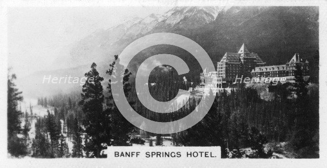 Banff Springs Hotel, Alberta, Canada, c1920s. Artist: Unknown