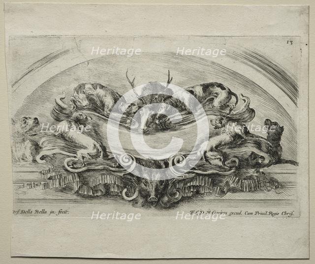 Collection of Various Caprices and New Designs of Cartouches and Ornaments: No 13. Creator: Stefano Della Bella (Italian, 1610-1664).