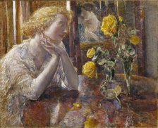 Maréchal Niel Roses, 1919. Creator: Frederick Childe Hassam.