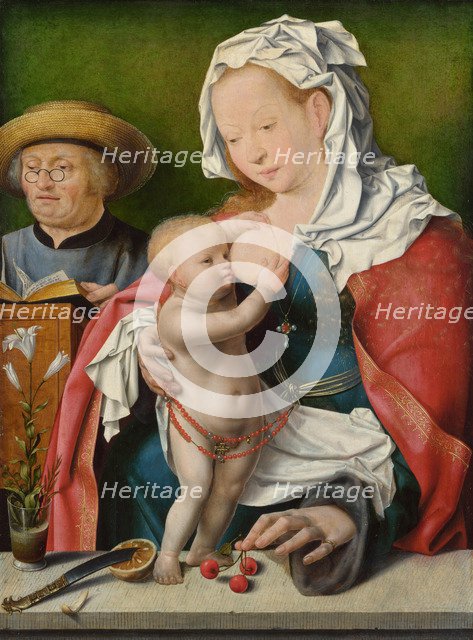 The Holy Family, c. 1520. Artist: Cleve, Joos, van (ca. 1485-1540)