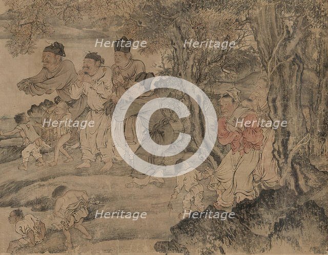 Yang Pu Moving His Family, Yuan dynasty (1279-1368). Creator: Unknown.