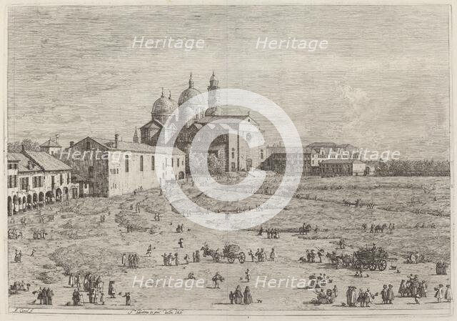 S. Giustina in pra della Vale, c. 1735/1746. Creator: Canaletto.