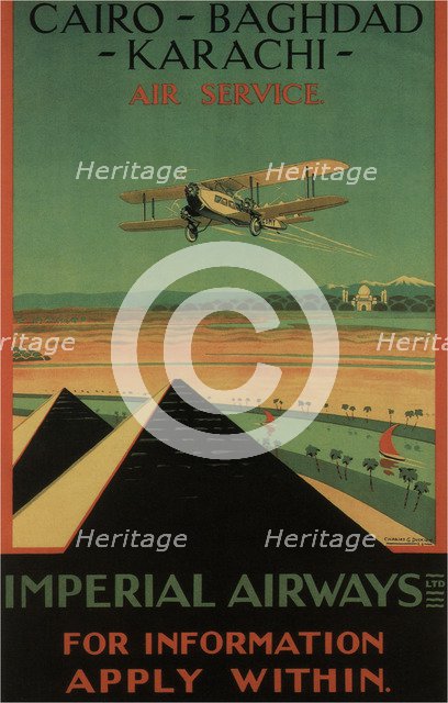 Imperial Airways, 1926. Artist: Dickson, Charles C. (active 1920s)