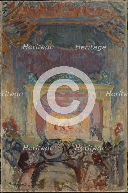 The Variety Theatre in Paris, 1912. Creator: Magnus Enckell.