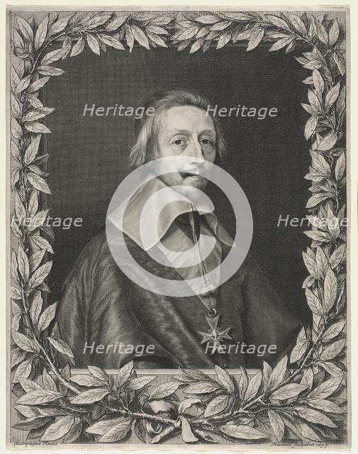 Cardinal Richelieu, 1657. Creator: Robert Nanteuil (French, 1623-1678).