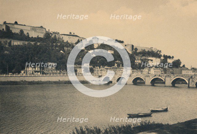 'Namur Citadelle et Pont de Jambes', c1900. Artist: Unknown.