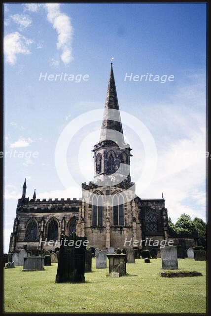 All Saints' Church, Bakewell, Derbyshire Dales, Derbyshire, 1991. Creator: Dorothy Chapman.