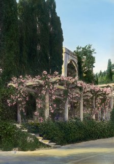 Villa Bel Riposo, San Domenico, Tuscany, Italy, 1925. Creator: Frances Benjamin Johnston.