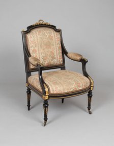 Armchair, 1860/65. Creator: Leon Marcotte.