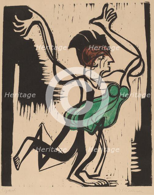 Palucca, 1930. Creator: Ernst Kirchner.